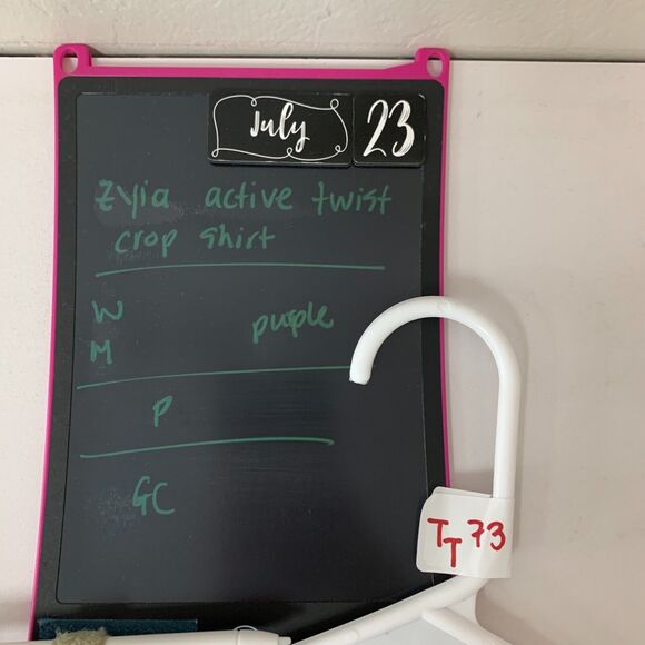 Zyia Active Twist Cropped Top Womens M Medium Purple Keyhole Short Sleeve Shirt - Picture 10 of 12